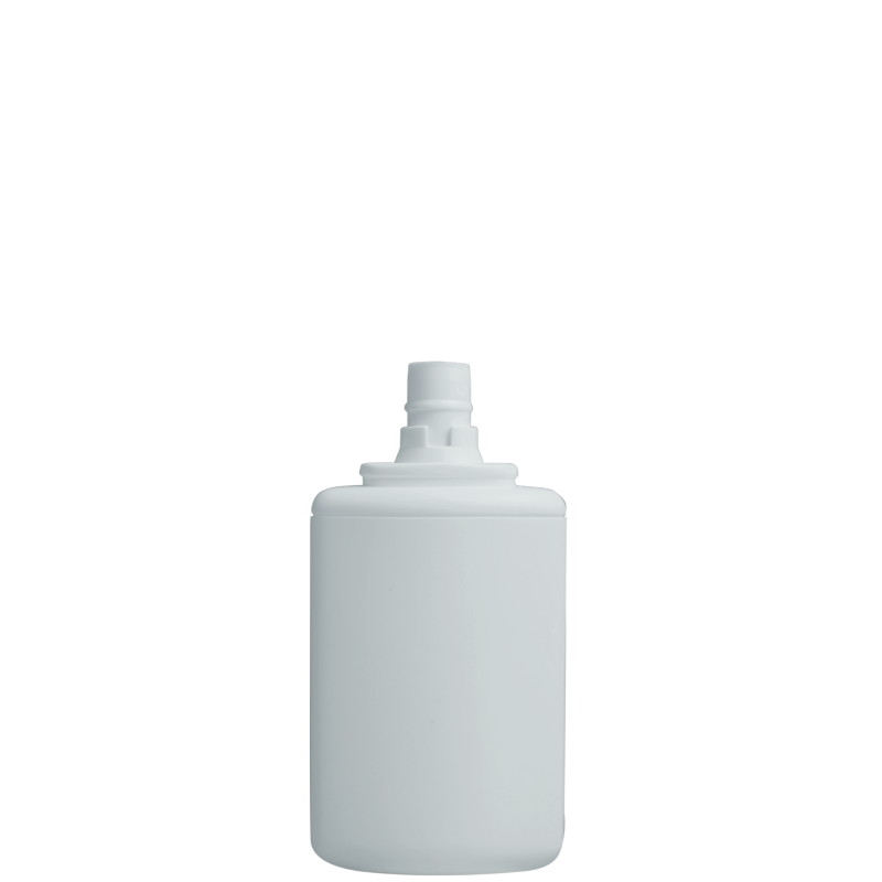 Triangular bottle 150 ml HDPE/PP, neck snap-on, style FRANCOFORTE