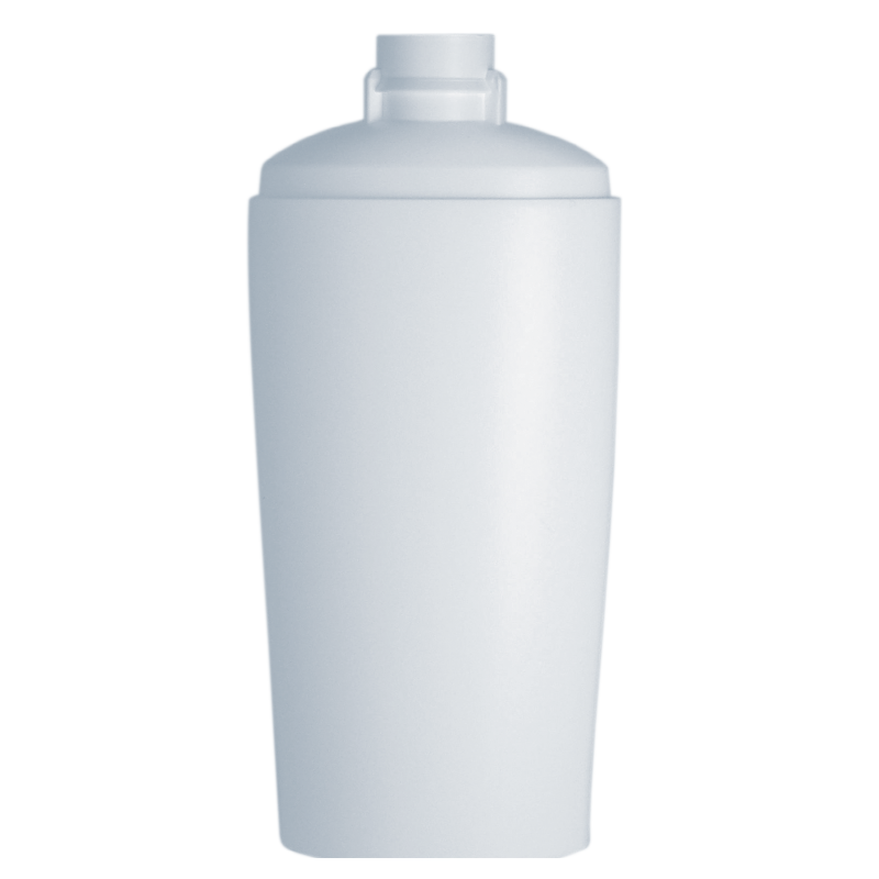 Oval bottle 500 ml HDPE/PP, neck snap-on, style IBIZA