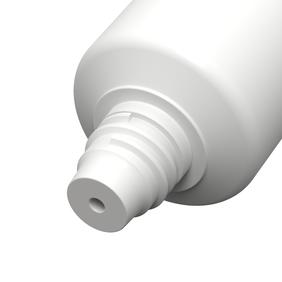 Cylindrical tube ø40 PE, COSMETIC nozzle