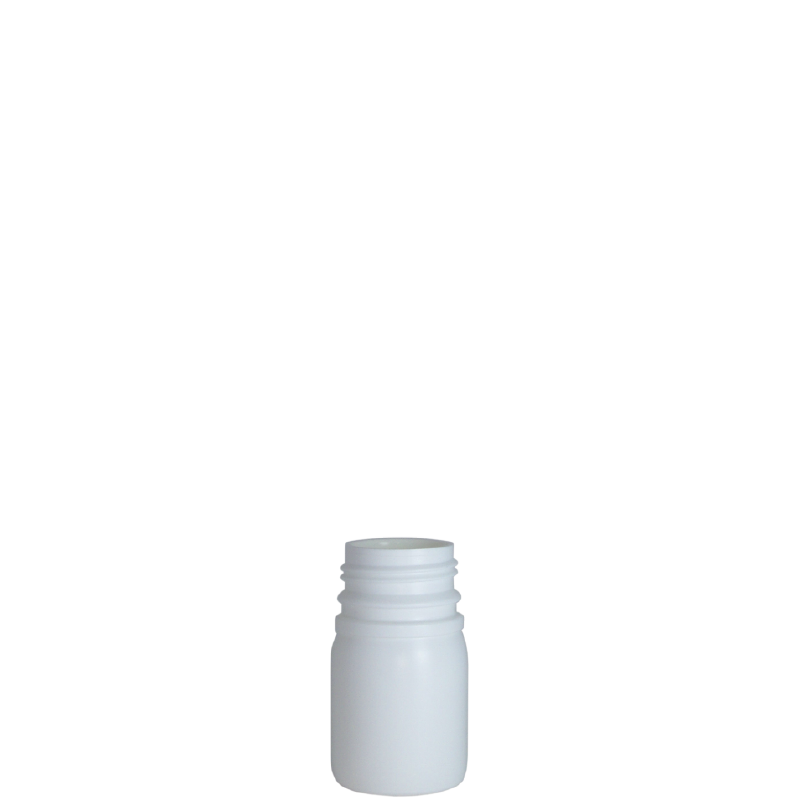 Flacone cilindrico 50 ml HDPE/COEX, collo DIN38, linea ZANZIBAR
