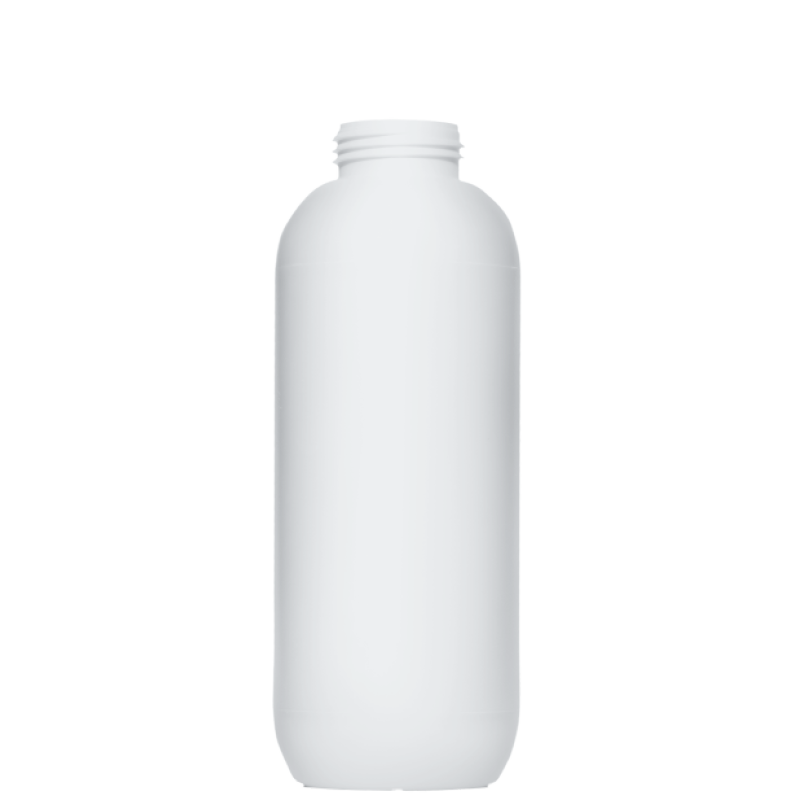 Cylindrical bottle 1 lt HDPE/COEX, neck DIN50TI, style ZANZIBAR
