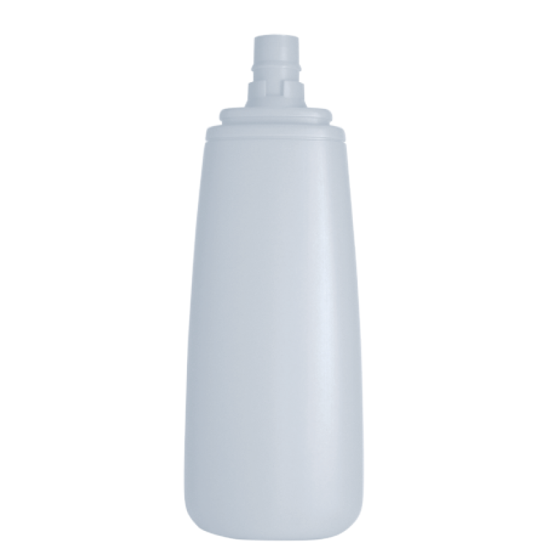 Trapezoidal bottle 200 ml HDPE/PP, neck snap-on, style FRANCOFORTE