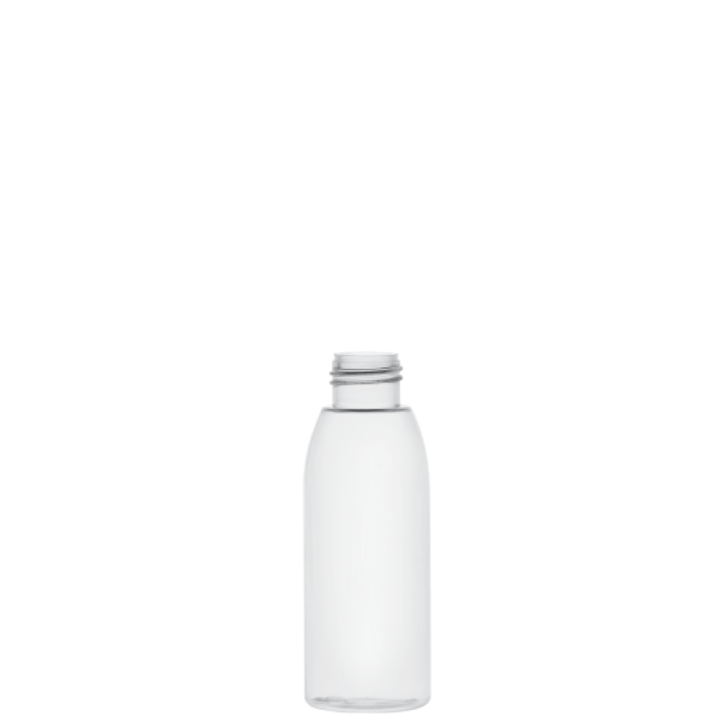 Round bottle 100 ml PVC, neck 24/410, style ISCHIA