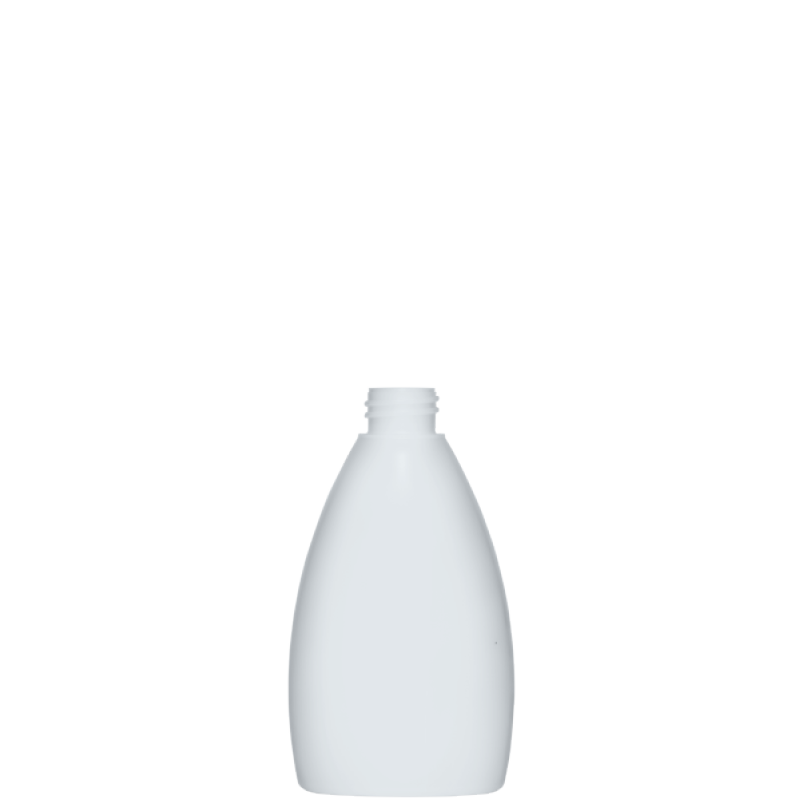 Oval bottle 300 ml HDPE, neck 28/410, style TALLIN (Real)