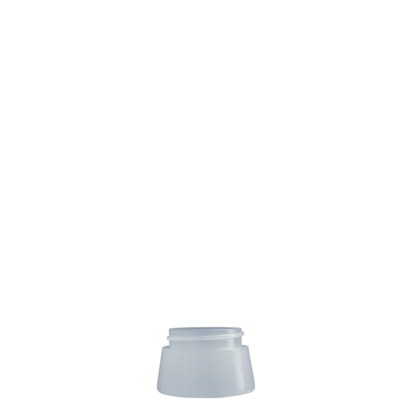 Vaso trapezoidale 30 ml PP, collo 45/400, linea ROMA
